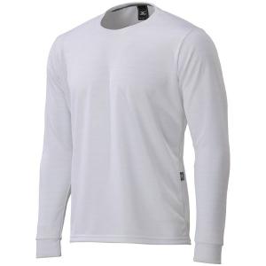 ◆◆送料無料 メール便発送 【返品・交換不可】 ＜ミズノ＞ MIZUNO Tシャツ（長袖）(ユニセックス) F2JA2181 (01)｜gainabazar