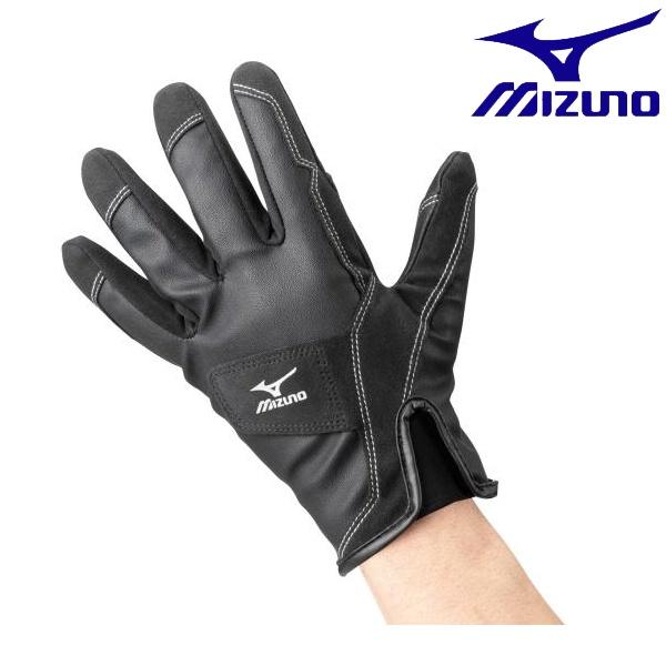 ◆◆送料無料 メール便発送 【返品・交換不可】 ＜ミズノ＞ MIZUNO ワークグラブ 甲ベルト・厚...