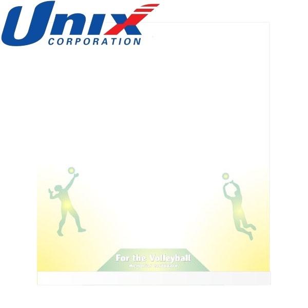 ◆◆○送料無料 メール便発送 ＜ユニックス＞ Unix スポーツ種目別サイン用色紙 バレーボール -...