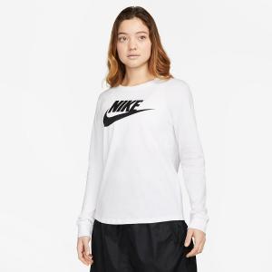 ◆◆送料無料 メール便発送 ＜ナイキ＞ NIKE ウィメンズ NSW X エッセンシャル ICN F L/S Tシャツ FJ0442 (100)｜gainabazar