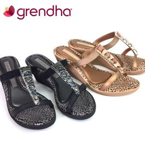 即納可☆【grendha】 グレンダ JEWEL PLAT レディース 装飾 ウェッジソール サンダル GB81725｜gainabazar