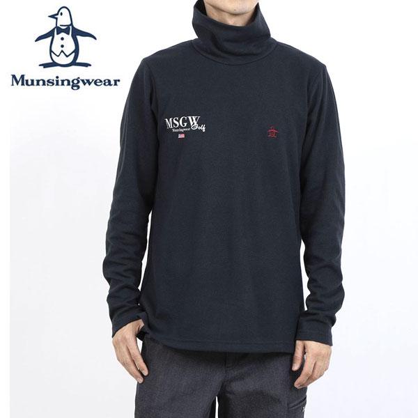 即納可☆【Munsingwear】マンシングウェア ヒートナビ タートルネック長袖シャツ ゴルフ M...