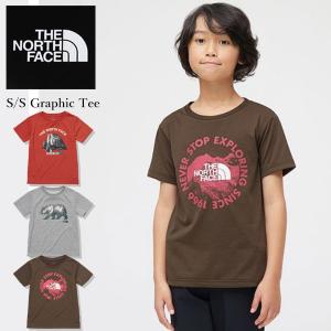 送料無料 メール便発送 即納可☆【THE NORTH FACE】ノースフェイス S/S グラフィックティー キッズ ジュニア Tシャツ NTJ32230｜gainabazar