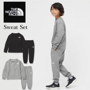 即納可★【THE NORTH FACE】ノースフェイス スウェットセット Sweat Set （キッズ） 上下セット NTJ62111｜gainabazar