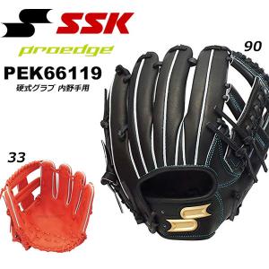 即納可★ 【SSK】エスエスケイ 硬式グラブ グローブ プロエッジ 内野手用 PEK66119｜gainabazar