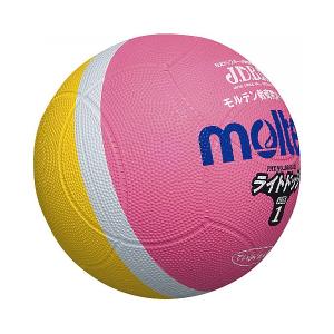 ◆◆ ＜モルテン＞ MOLTEN ライトドッジボール SLD1PL (ピンク×黄) (ドッジボール)｜gainabazar