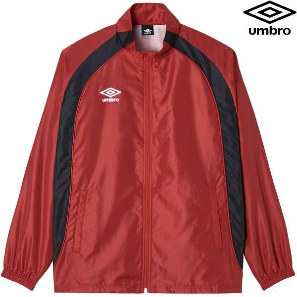 ◆◆○ ＜アンブロ＞ UMBRO (裏起毛)ウインドジャケット UF5FWB02MA (RD00：レ...
