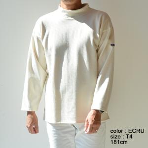 セントジェームス SAINT JAMES モックネックウェッソン(21JC GIENS II)ECRU(生成り)【レターパックプラス可】｜gainsbourshop