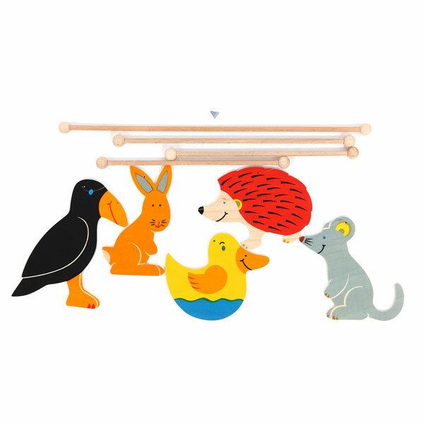 モビール 木製 ヘラー社 小さな仲間たち 赤ちゃん 出産祝い 誕生日 インテリア ギフト プレゼント...