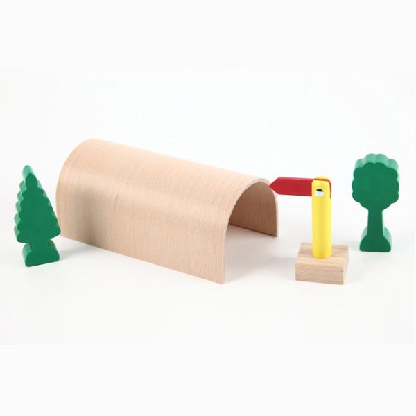 木製レール 電車 機関車 トンネル4点セット 9639 ミッキィ MICKI 木のおもちゃ 誕生日 ...
