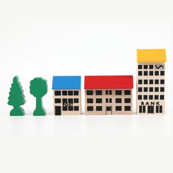 木製レール 電車 機関車 ブリオ BRIO 互換 ニュータウン 9652 ミッキィ MICKI 木の...