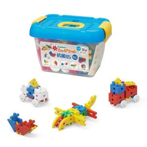学研 公式 ブロック おもちゃ 知育 玩具 プレゼント 2歳 3歳 4歳 男の子 女の子 ニューブロック 抗菌 85 8種85パーツ 83834｜gakkensf