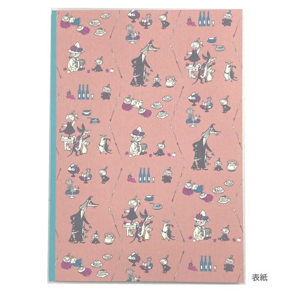 ムーミン Ｂ６ノート ピンク AD05517 リトルミイ ノート 方眼 文房具 文具 絵本 キャラク...