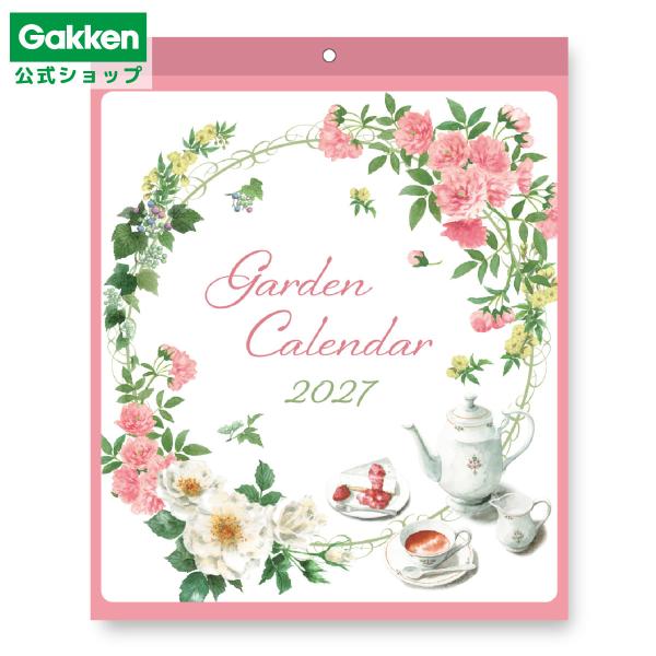 新商品 2027年 カレンダー Garden カレンダー 壁掛け 日曜始まり 文具 文房具 雑貨 学...