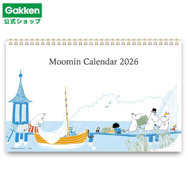 新商品 2026年カレンダー ムーミン リングカレンダー 2026年版 日曜始まり 壁掛け AM15...