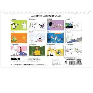 新商品 2027年 カレンダー ムーミン リン...の詳細画像3