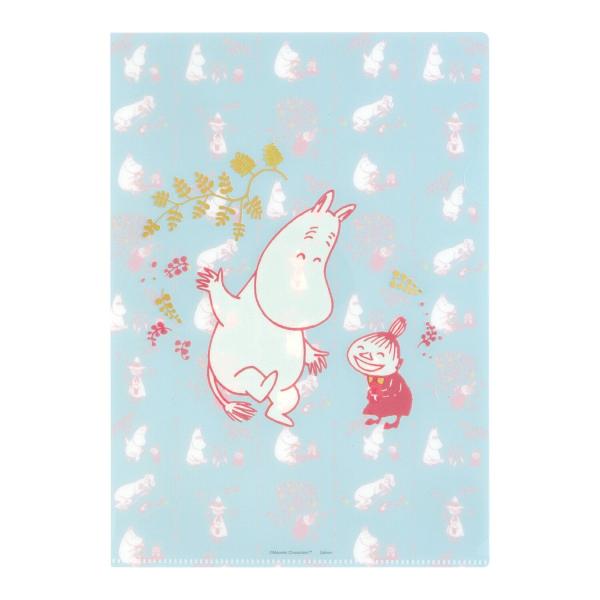 ムーミン Ａ４ファイル 水色 BD03532 リトルミイ  クリアファイル 文房具 文具 絵本 キャ...