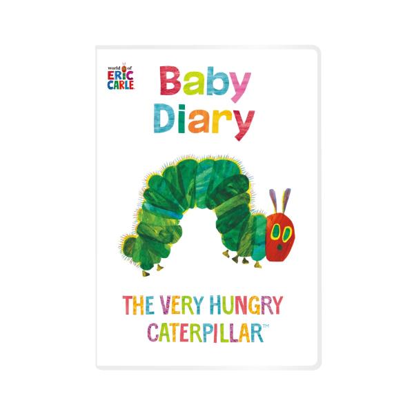 学研 公式 育児 ダイアリー はらぺこあおむし ホワイト D14015 育児日記 ダイアリー 絵本 ...