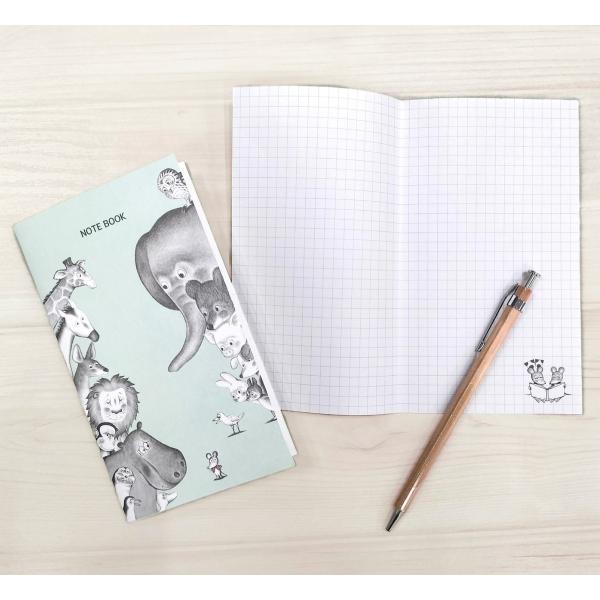 学研 公式 ねずみくんのチョッキ ノート なかまたち ED03821 ミニノート 横罫 W95×H1...