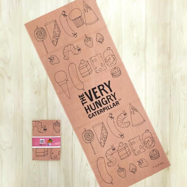 はらぺこあおむし てぬぐい たべもの F11031 エリックカール あおむし 日本製 34×90cm...