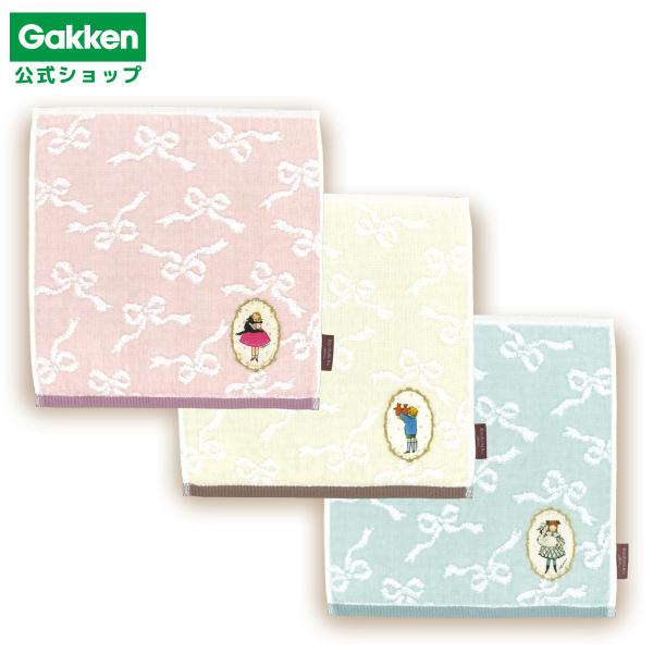 新商品 くらはしれい プリント アップリケ ハンカチ ハンドタオル 綿100％ アップリケ付き グッ...