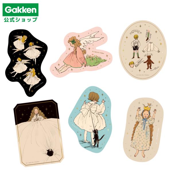 新商品 学研 公式 くらはしれい ダイカット ステッカー グッズ シール 文房具 文具 イラスト レ...