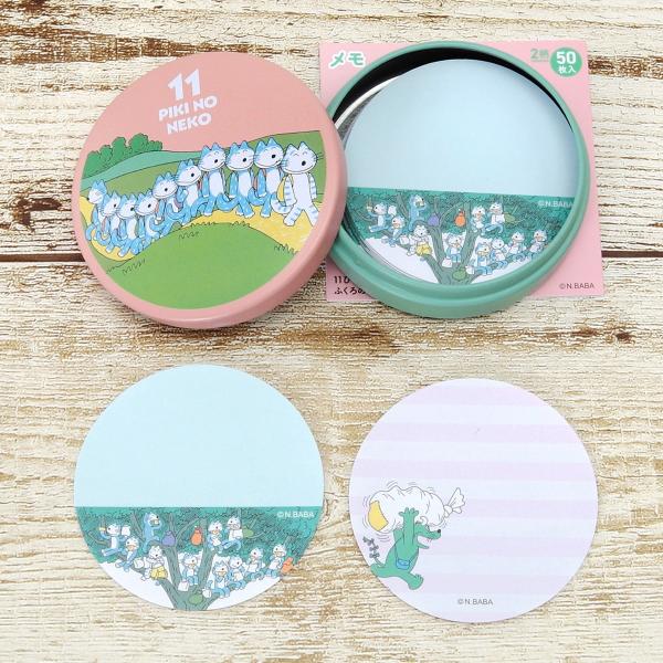 学研 公式 11ぴきのねこ 缶入りメモ ふくろのなか Ｍ06541  絵本 キャラクター 文具 雑貨...