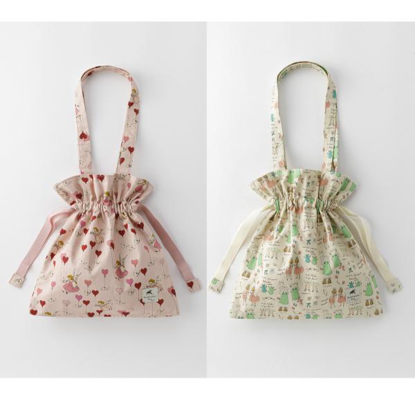 新商品 くらはしれい 巾着 トート バッグ 小 雑貨 きんちゃく 布 製品 イラスト レトロ 絵本 ...