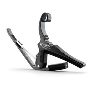 Kyser KG6BCA Black Chrome 6弦アコースティックギター用カポ〈カイザー〉｜楽器de元気
