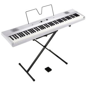 KORG L1SP PWHITE Liano デジタルピアノ X型スタンド付き〈コルグ〉｜gakki-de-genki