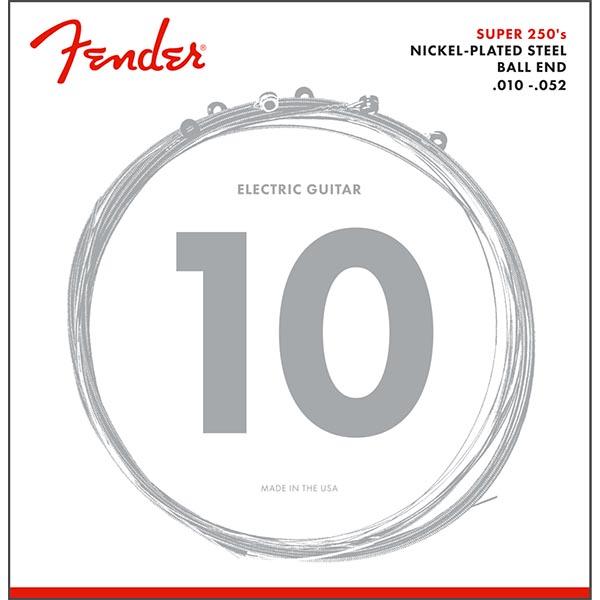 Fender Super 250 Guitar Strings, Nickel Plated Ste...
