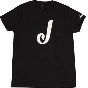 Jackson J Logo T-Shirt, Black, Mサイズ 〈ジャクソン・Tシャツ〉｜gakki-de-genki