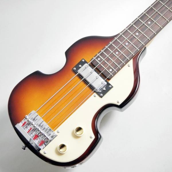 Hofner HCT-SHVB-SB Shorty Violin Bass Sunburst トラベ...