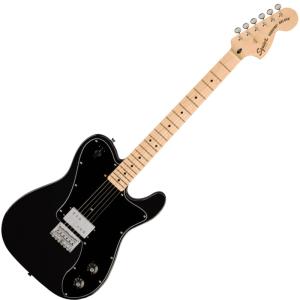 Squier by Fender Paranormal Esquire Deluxe, Maple Fingerboard, Black Pickguard, Metallic Black〈スクワイア フェンダー〉｜gakki-de-genki