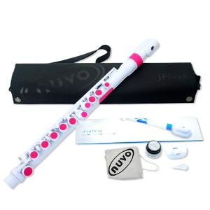 NUVO Flute2.0 フルート jFlute(White/Pink)/N220JFPK〈ヌーヴォ〉｜gakki-de-genki