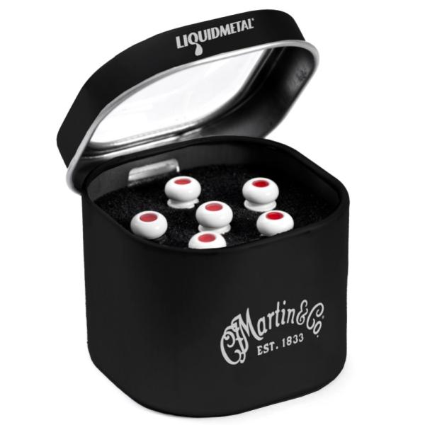 Martin 18APP0004 LUXE Bridge Pins (Bone) ブリッジピン〈マー...