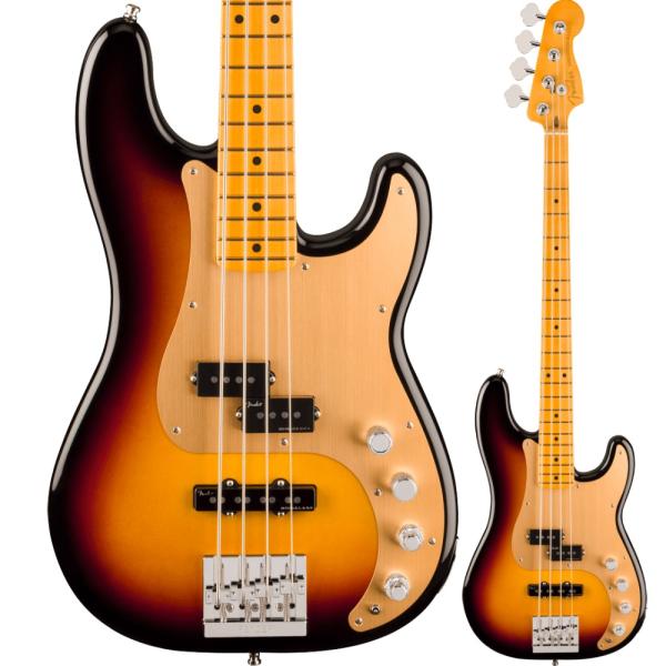 Fender American Ultra II Precision Bass, Maple Fin...