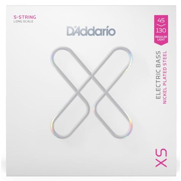 D'addario XSB45130 5弦エレキベース弦 .045-.130 XS Bass Str...