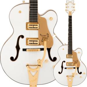 Gretsch Synchromatic Falcon Hollow Body Single-Cut with Bigsby, Ebony Fingerboard, Snowcrest White〈グレッチ〉