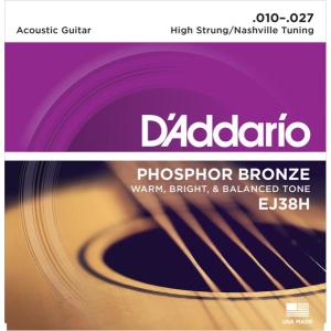 D'addario/アコースティック弦 EJ38H High-Strung/Nashville Tuning〈ダダリオ〉｜gakki-de-genki