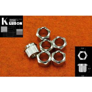 KLUSON/ブッシュ BUSHING SET 6.35-8.85 N/HEXA（ニッケル/6個セッ...