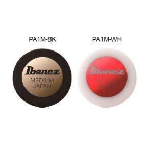 Ibanez ベース専用、真円形ピック PA1M-BK / WH【アイバニーズ】