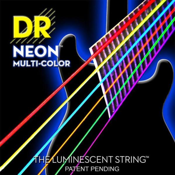 DR/NEON Guitar String Neon マルチカラー DR-NMCE〈ディーアール〉