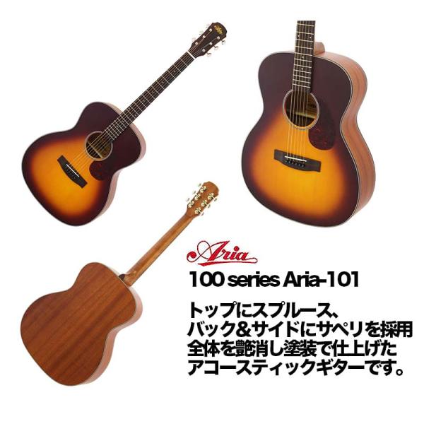ARIA アコースティックギター  フォークタイプ Aria-101 MTTS〈アリア〉