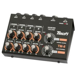 TECH/8ch マイクロ・ミキサー TM-8