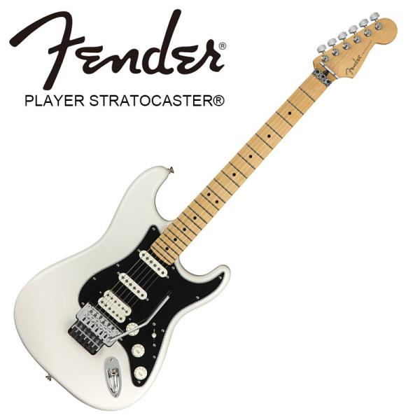 Fender Player Stratocaster Floyd Rose HSS Polar Wh...