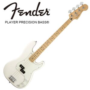 Fender Player Precision Bass Maple Fingerboard Polar White〈フェンダーMEXプレシジョンベース〉｜gakki-de-genki