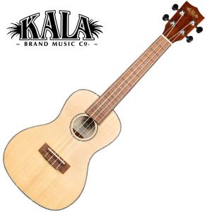 KALA KASSTU-C-20_06 Solid Spruce Travel Concert Ukulele w/bag コンサートウクレレ【カラ】｜gakki-de-genki