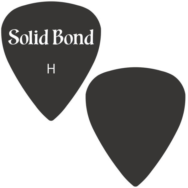 Solid Bond PD1-BKH Teardrop Pick 1 Black Heavey 横山...