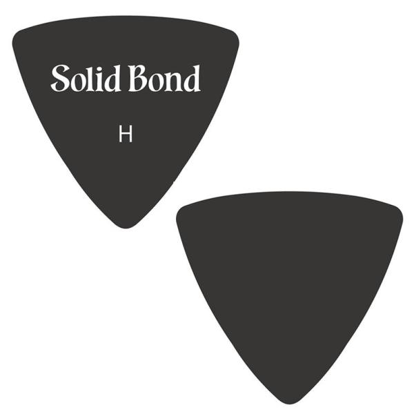 Solid Bond PR1-BKH Triangle Pick 1 Black Heavy 横山健...